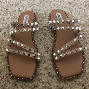 Steve Madden Skyler tan sandals 8